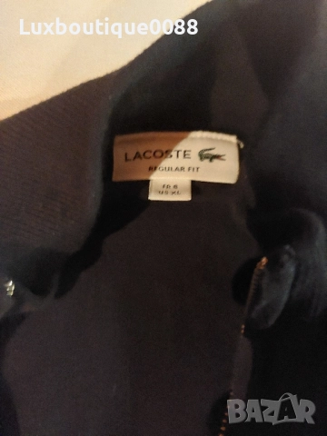 Използвано в много добро състояние горнище Lacoste XL, снимка 4 - Спортни дрехи, екипи - 51876327
