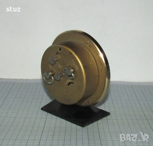 Будилник Слава с черна основа, снимка 4 - Антикварни и старинни предмети - 52970226