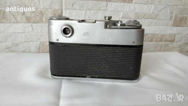 Стар механичен фотоапарат ФЕД 4 - Антика - Сделано в СССР, снимка 4 - Антикварни и старинни предмети - 31826110