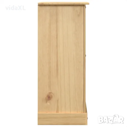 vidaXL Скрин Corona, 92x48x114 см, бор масив, снимка 5 - Скринове - 56147385