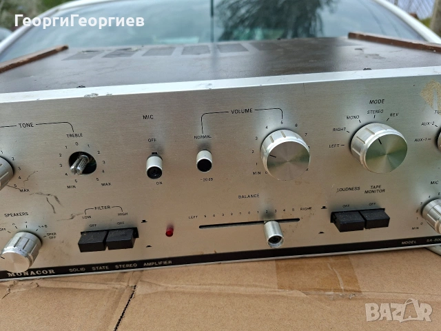 Monacor sa 800., снимка 2 - Ресийвъри, усилватели, смесителни пултове - 54087540