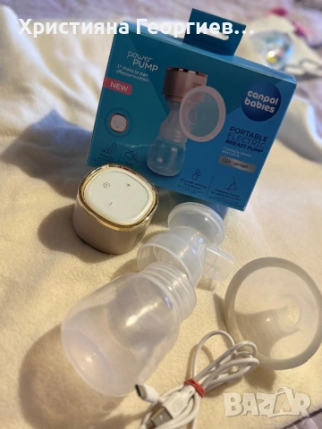 Електрическа помпа за кърма Canpol Babies – малко използвана, снимка 2 - Помпи за кърма - 53188978