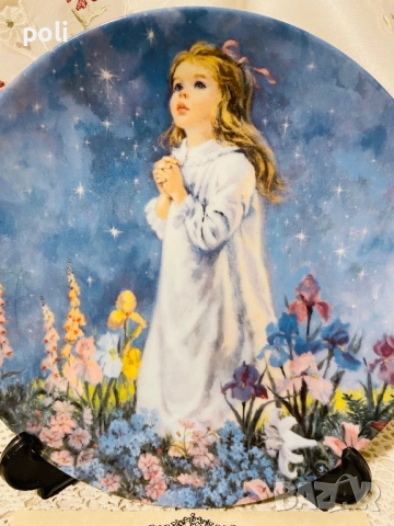 порцеланова чиния за стена , снимка 3 - Декорация за дома - 51851519