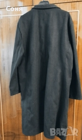 Дамско черно дълго палто , снимка 4 - Палта, манта - 53067971