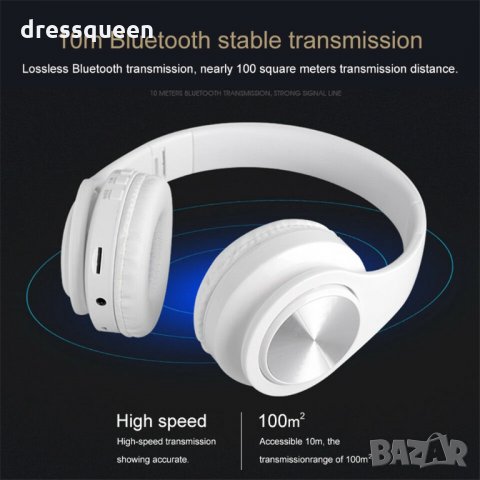 660 Bluetooth Слушалки с мошщен бас и слот за карта памет, снимка 5 - Bluetooth слушалки - 30256136
