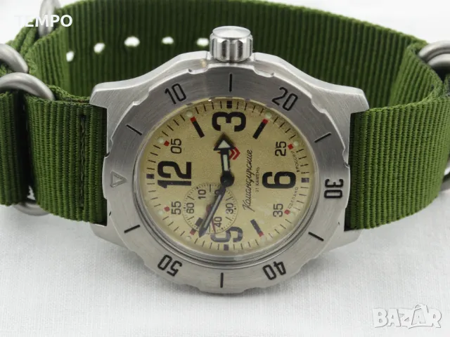 ВОСТОК КОМАНДИРСКИЕ АВТОМАТИЧЕН  ref: 350749 - ZULU Каишка, снимка 14 - Мъжки - 41944799