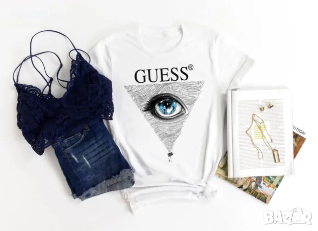 Guess дамски тениски Различни дизайни , снимка 3 - Тениски - 48873223