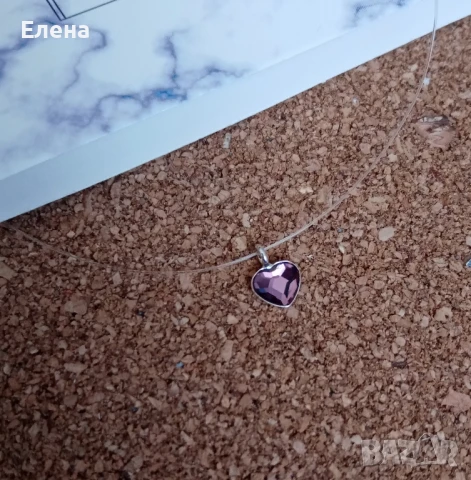 Колие на корда с кристал, снимка 5 - Колиета, медальони, синджири - 50662297