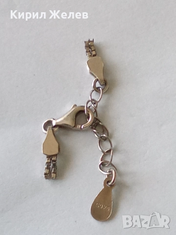 Сребърна карабинка закопчалка 35465