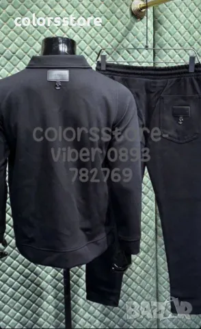 Черен мъжки екип LV-BR33pi, снимка 2 - Спортни дрехи, екипи - 48231803