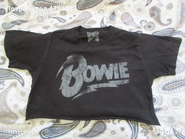 Bowie тениска под късена