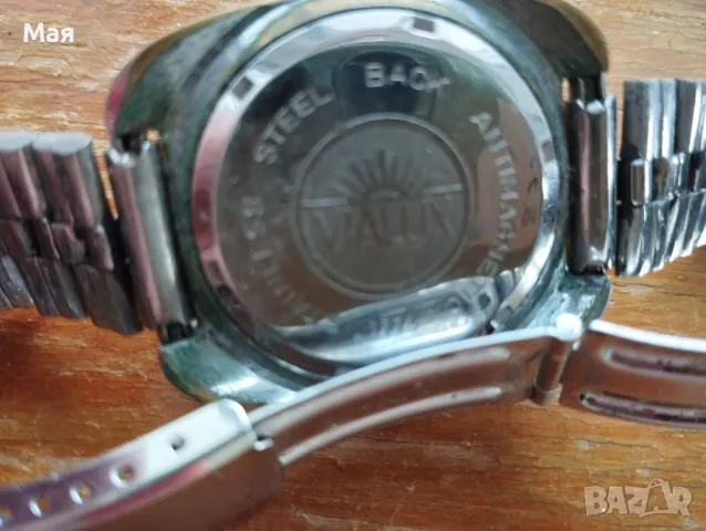 Винтидж часовници - стар рядък механичен швейцарски часовник VIALUX SUPER и  SEIKO AUTOMATIC , снимка 14 - Антикварни и старинни предмети - 50304427