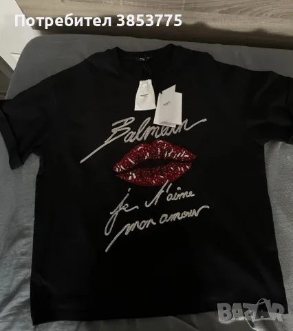 Тениска Balmain, снимка 5 - Тениски - 56543410