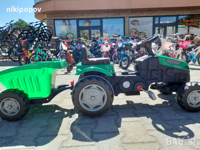 PILSAN зелен детски трактор ACTIVE с ремарке, снимка 2 - Коли, камиони, мотори, писти - 44585963