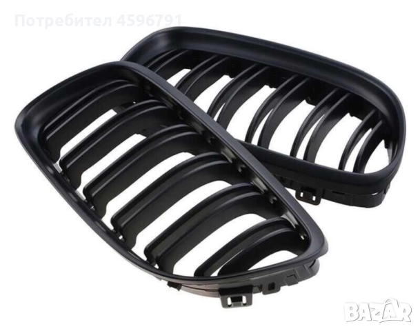 Черни двойни бъбреци BMW E90 LCI, снимка 4 - Аксесоари и консумативи - 51737064