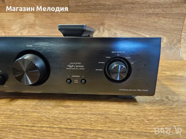 Усилвател Denon PMA-720AE с дистанционно – Премиум японски звук, Advanced High Current, снимка 5 - Ресийвъри, усилватели, смесителни пултове - 56191971