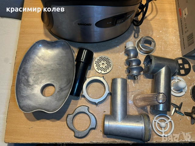 немска електрическа месомелачка "UNOLD", снимка 9 - Месомелачки - 52684869