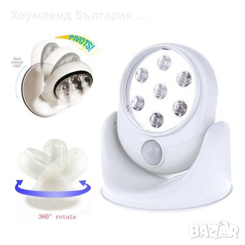 Безжична LED лампа с фотоклетка, снимка 2 - Лед осветление - 42203427