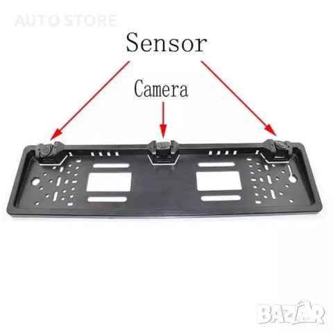 Камера за задно виждане парктроник комплект модел регистрационен номер, снимка 3 - Аксесоари и консумативи - 40522678