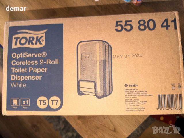 Диспенсър за тоалетна хартия Tork OptiServe, снимка 7 - Други стоки за дома - 54341784