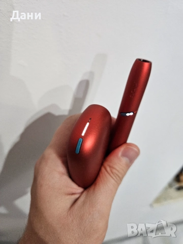 Iqos Original Duo, бездимна цигара, цял комплект, като НОВА, червен цвят, снимка 3 - Друга електроника - 52699639