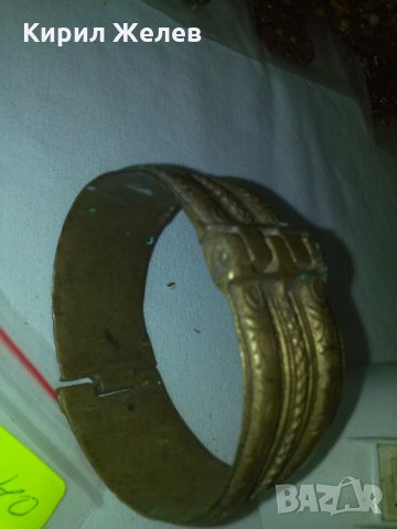 САЧАНЕНА СРЕБЪРНА ВЪЗРОЖДЕНСКА ГРИВНА с ЩИФТ МАЙСТОРСКА ОРНАМЕНТИРАНА ИЗРАБОТКА 7040, снимка 6 - Антикварни и старинни предмети - 29614602