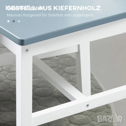 Комплект от 2 стола за трапезария Кухненски столове, Масивно дърво, снимка 4 - Столове - 51782273