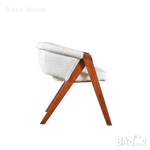 Трапезен стол, Masiccio, Бял, снимка 2 - Столове - 42511054