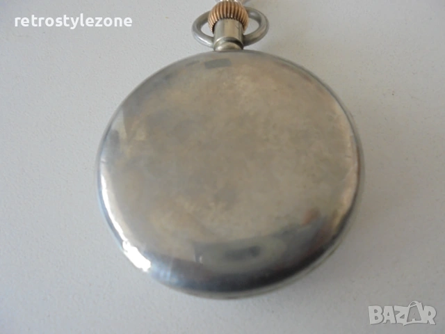 № 8562 Стар джобен часовник   , снимка 4 - Антикварни и старинни предмети - 54101594