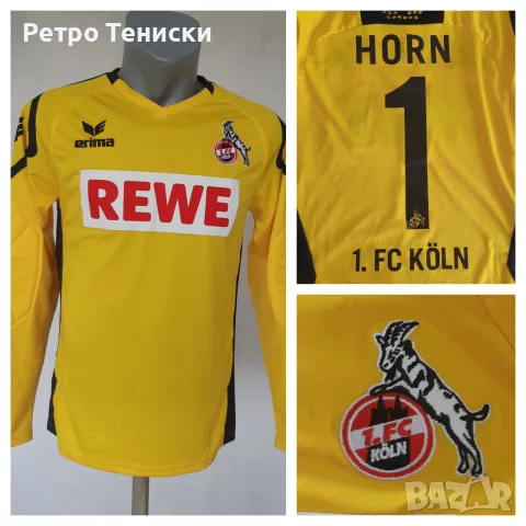 Тениска FC Koln — Вратарски (Timo Horn #1) Erima — Мъже размер S Жълто (сезон 2015/16)