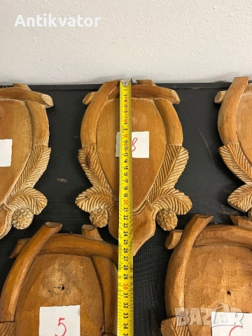 Дърворезбовани поставки за трофеи, снимка 8 - Декорация за дома - 54346357