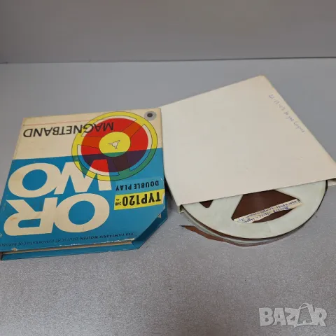 Магнетофонна ролка с лента ORWO TYP120 540m, снимка 8 - Аудио касети - 49712199