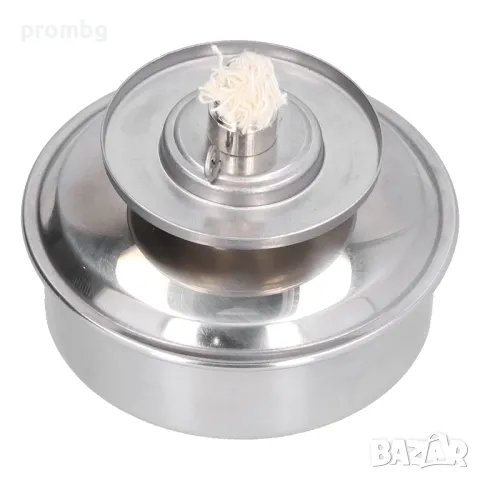 спиртна лампа, метална, неръждаема стомана 100 мл, 200 мл , снимка 3 - Други - 34536812