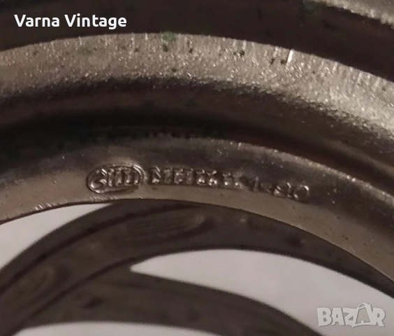 Подстакан за чаша "Запорiжжя" 60-70 години СССР. мелхиор. марк. МНЦ., снимка 7 - Антикварни и старинни предмети - 52146623