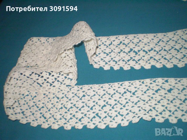 Плетена на една кука дантела лента, снимка 5 - Други ценни предмети - 42252084