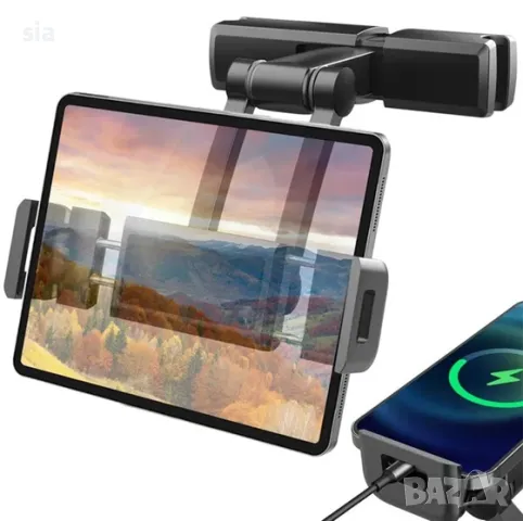 Стойка за таблет за кола, за подглавника, облегалката за глава, снимка 3 - Аксесоари и консумативи - 49723019