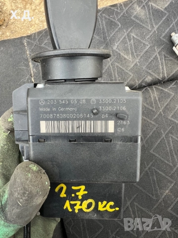 Гълтач с ключ Мерцедес Ц-класа w203 2.7 170кс , снимка 3 - Части - 52956955