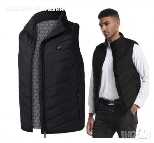Електрическа жилетка с отопление HotVex USB Heated Vest – с 9 зони на отопление