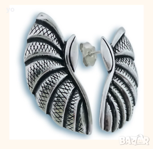 Сребърни обеци 