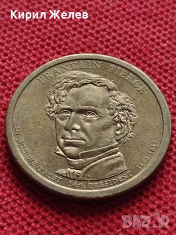 Възпоменателна монета FRANKLIN PIERCE 14 президент на САЩ (1853-1857) за КОЛЕКЦИЯ 38081, снимка 3 - Нумизматика и бонистика - 40764487