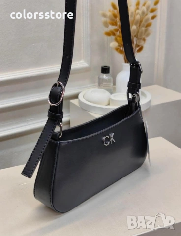 Черна чанта Calvin Klein-IM44ü, снимка 2 - Чанти - 54138275