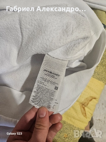 Мъжки суичър Jack Jones, снимка 3 - Спортни дрехи, екипи - 52561848