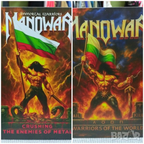 Manowar BG Flag-метални табели плакети, снимка 7 - Китари - 54061119