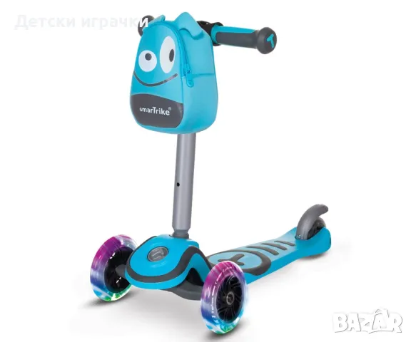 Детски скутер smarTrike Т1, син, Тротинетка за деца, снимка 10 - Скутери и тротинетки - 50182056