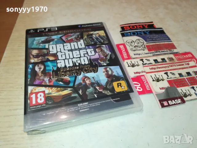 GTA LIBERTY CITY-SONY PS3 GAME-ВНОС GERMANY 2402251749
