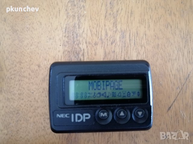 Ретро Пейджър NEC IPD /PA3PY-20B/ Mobipage, снимка 3 - Друга електроника - 42145130