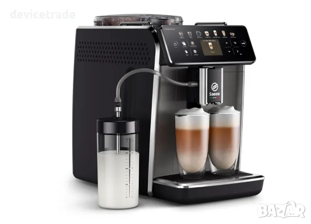 Кафеавтомат Saeco GranAroma SM6582/10 с автоматичен разпенване на мляко, снимка 3 - Кафемашини - 48848218