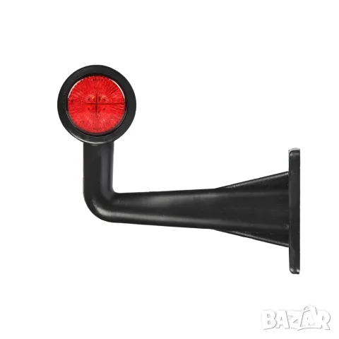 LED габарит рогче 8 LED под 90 градуса 200 mm 24V