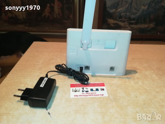 Huawei b-311-221-рутер за сим карта с антенa+адаптер 0109211659, снимка 3 - Рутери - 33994654
