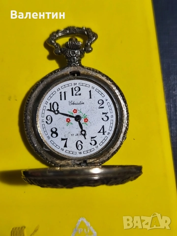 Джобен часовник  с локомотив , снимка 3 - Джобни - 56537079